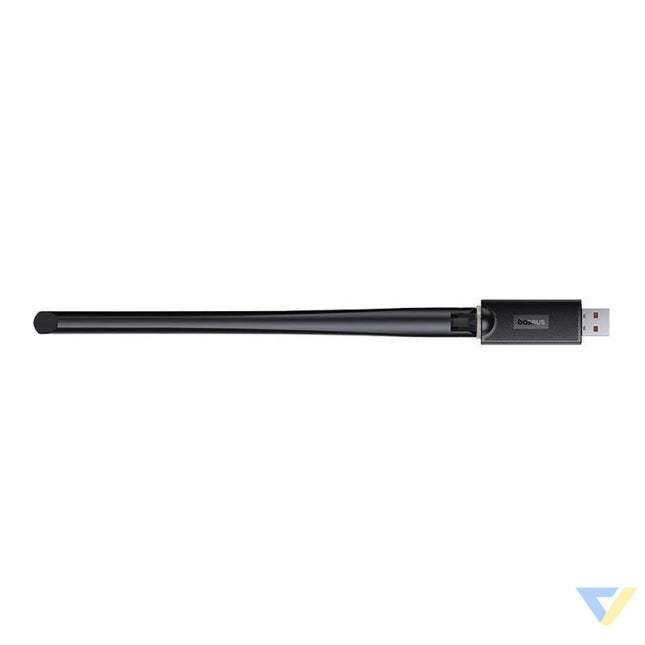Baseus FastJoy adapter Wi Fi with antenna 150Mbps (black) Adapters connectors and converters