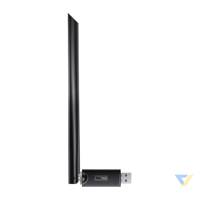 Baseus FastJoy adapter Wi Fi with antenna 150Mbps (black) Adapters connectors and converters