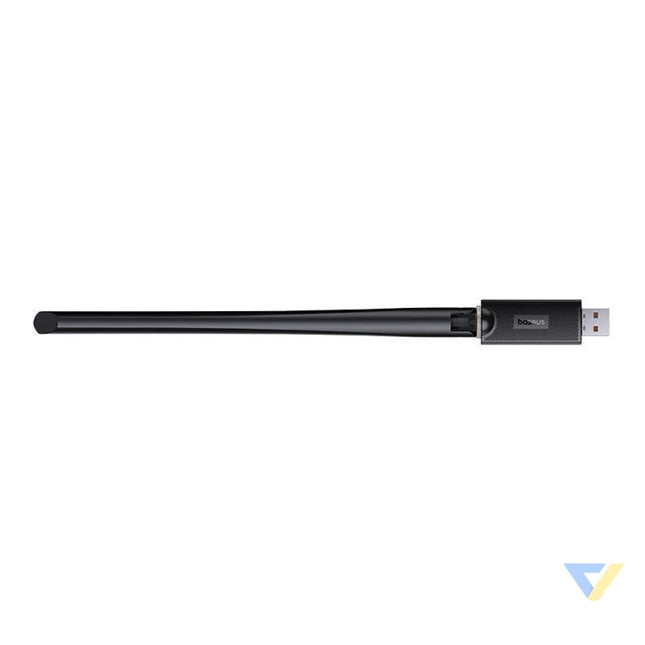 Baseus FastJoy adapter Wi Fi with antenna 150Mbps (black) Adapters connectors and converters