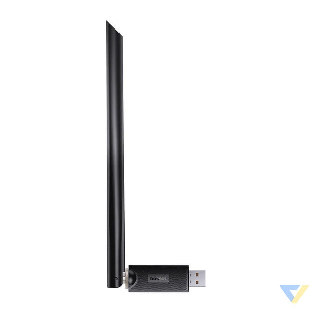 Baseus FastJoy adapter Wi Fi with antenna 150Mbps (black) Adapters connectors and converters