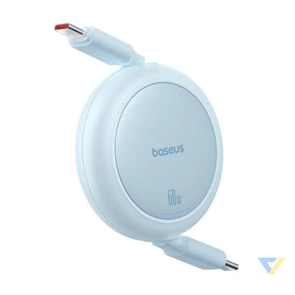 Baseus Free2Pull Mini USB C to USB C 60W USB cable 1m (blue) USB C to USB C