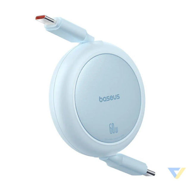 Baseus Free2Pull Mini USB C to USB C 60W USB cable 1m (blue) USB C to USB C