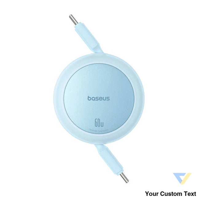 Baseus Free2Pull Mini USB C to USB C 60W USB cable 1m (blue) USB C to USB C