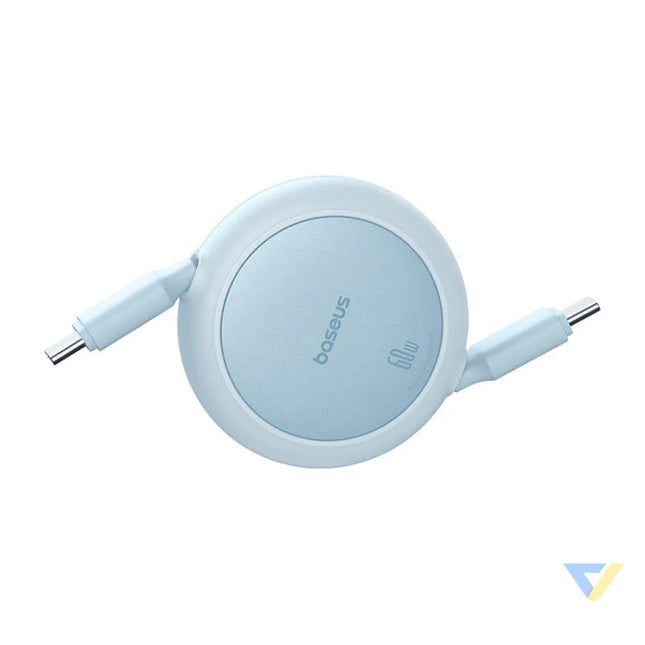 Baseus Free2Pull Mini USB C to USB C 60W USB cable 1m (blue) USB C to USB C