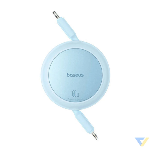 Baseus Free2Pull Mini USB C to USB C 60W USB cable 1m (blue) USB C to USB C
