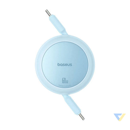 Baseus Free2Pull Mini USB C to USB C 60W USB cable 1m (blue) USB C to USB C