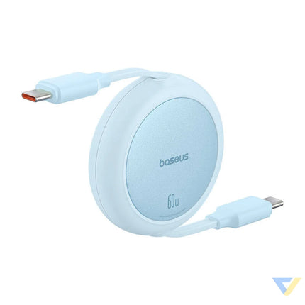 Baseus Free2Pull Mini USB C to USB C 60W USB cable 1m (blue) USB C to USB C