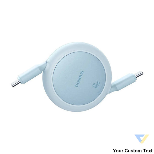 Baseus Free2Pull Mini USB C to USB C 60W USB cable 1m (blue) USB C to USB C