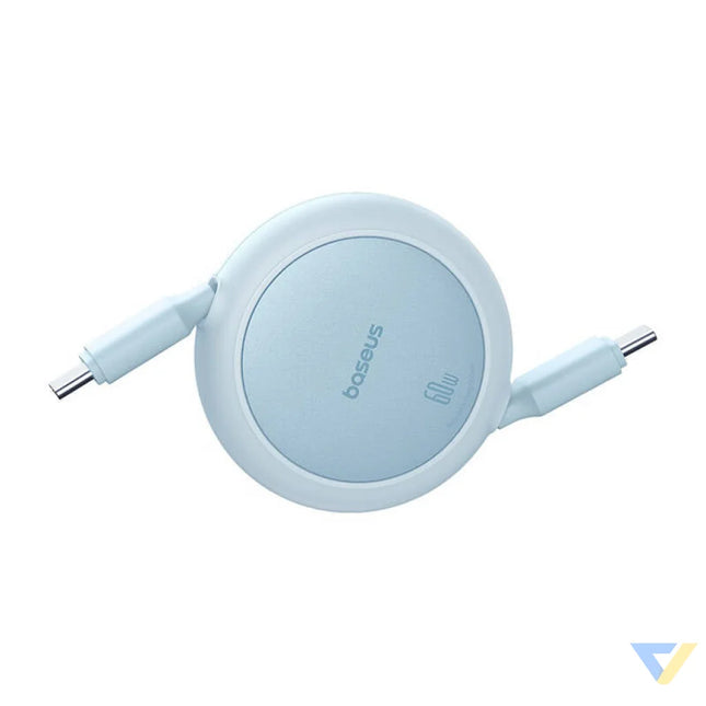 Baseus Free2Pull Mini USB C to USB C 60W USB cable 1m (blue) USB C to USB C