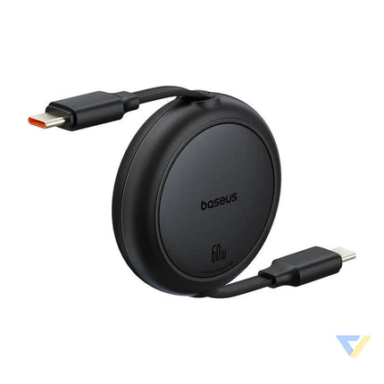 Baseus Free2Pull Mini USB C to USB C USB cable 60W 1 (black) USB C to USB C