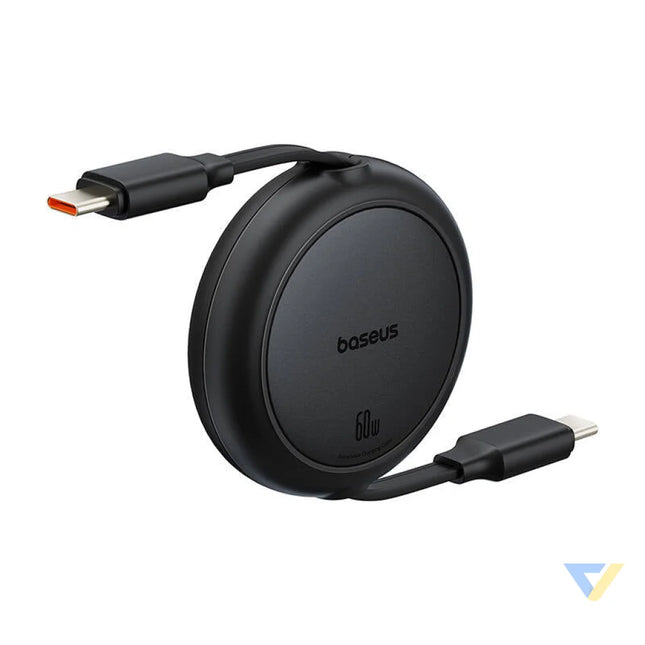 Baseus Free2Pull Mini USB C to USB C USB cable 60W 1 (black) USB C to USB C