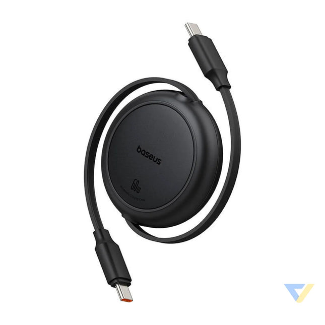 Baseus Free2Pull Mini USB C to USB C USB cable 60W 1 (black) USB C to USB C