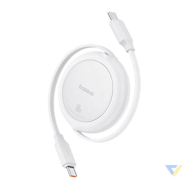 Baseus Free2Pull Mini USB C to USB C USB cable 60W 1 (white) USB C to USB C