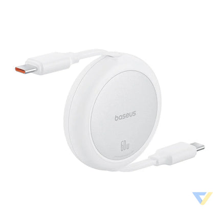 Baseus Free2Pull Mini USB C to USB C USB cable 60W 1 (white) USB C to USB C