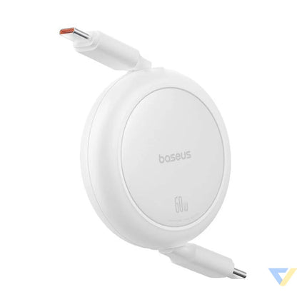 Baseus Free2Pull Mini USB C to USB C USB cable 60W 1 (white) USB C to USB C