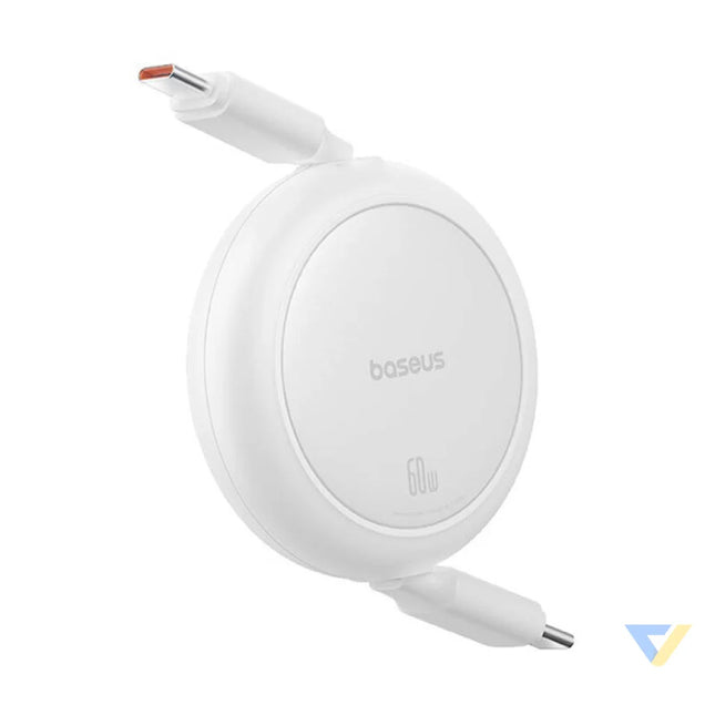 Baseus Free2Pull Mini USB C to USB C USB cable 60W 1 (white) USB C to USB C