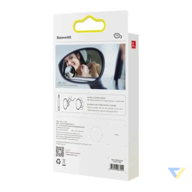 Baseus full view blind spot rearview mirrors Black Other