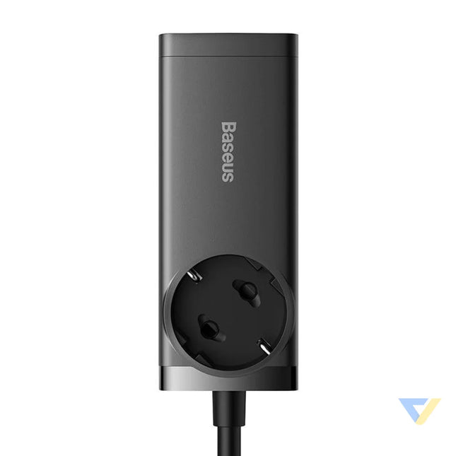 Baseus GaN3 Pro wall charger / powerstrip 2xUSB + 2xUSB C + AC 100W (black) mains chargers