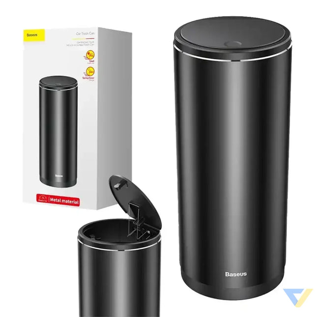 Baseus Gentleman Style Vehicle mounted Trash Can Black Storage