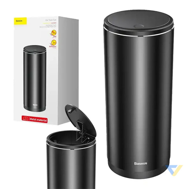 Baseus Gentleman Style Vehicle mounted Trash Can Black Storage