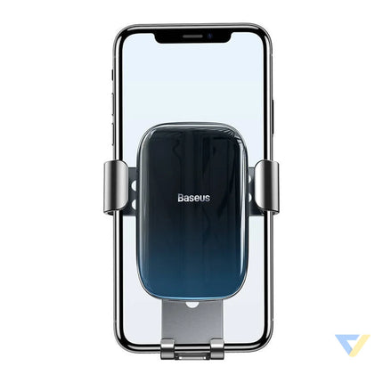 Baseus Glaze gravitational car holder for ventilation grid aluminum (black) Phone holders