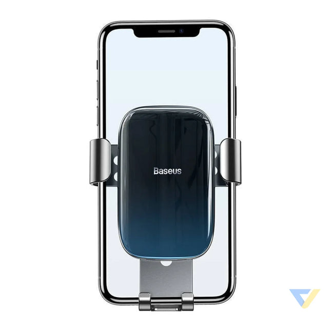 Baseus Glaze gravitational car holder for ventilation grid aluminum (black) Phone holders