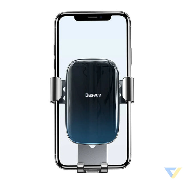 Baseus Glaze gravitational car holder for ventilation grid aluminum (black) Phone holders