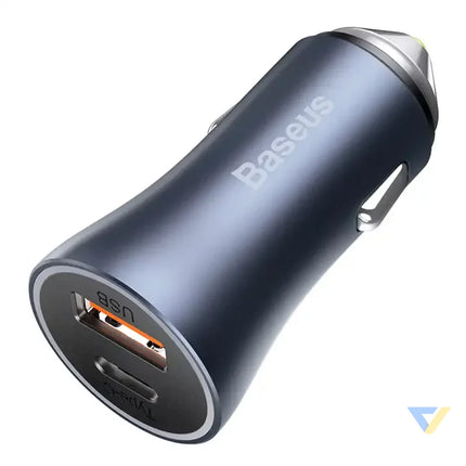 Baseus Golden Contactor Pro car charger 2x USB 40W (gray) Car chargers