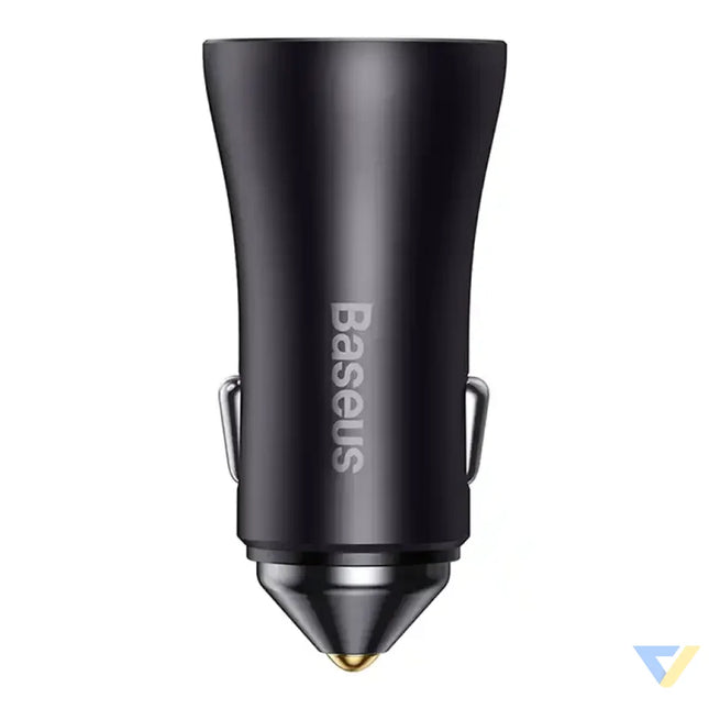 Baseus Golden Contactor Pro car charger 2x USB C 40W (Dark Gray) Car chargers