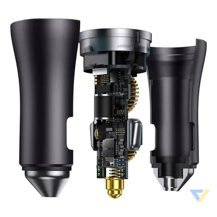 Baseus Golden Contactor Pro car charger 2x USB C 40W (Dark Gray) Car chargers