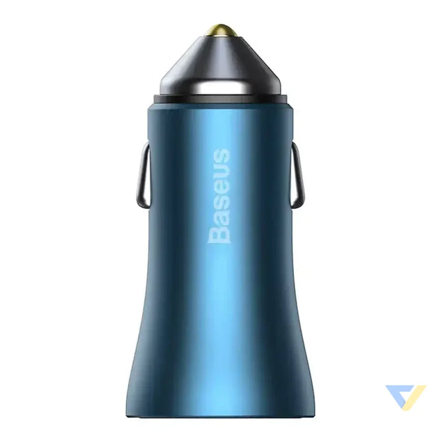 Baseus Golden Contactor Pro car charger USB + USB C QC4.0 + PD SCP 40W (blue) Car chargers