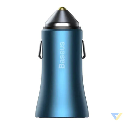 Baseus Golden Contactor Pro car charger USB + USB C QC4.0 + PD SCP 40W (blue) Car chargers