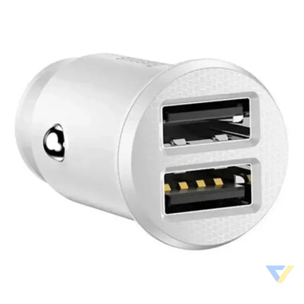 Baseus Grain Car Charger 2x USB 5V 3.1A (white) Car chargers