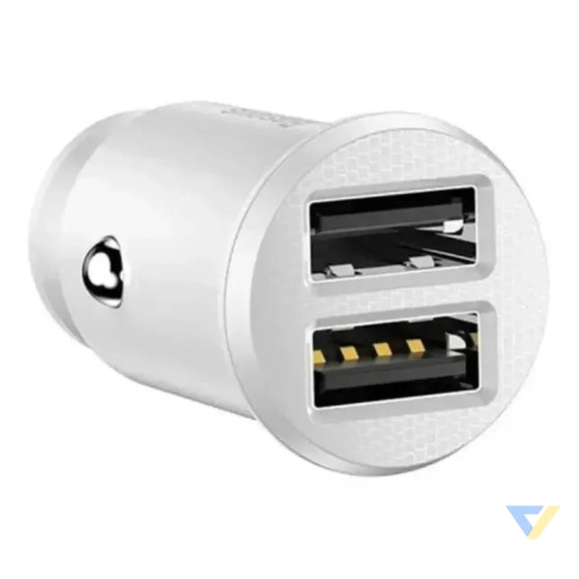 Baseus Grain Car Charger 2x USB 5V 3.1A (white) Car chargers