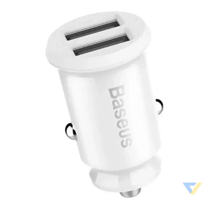 Baseus Grain Car Charger 2x USB 5V 3.1A (white) Car chargers