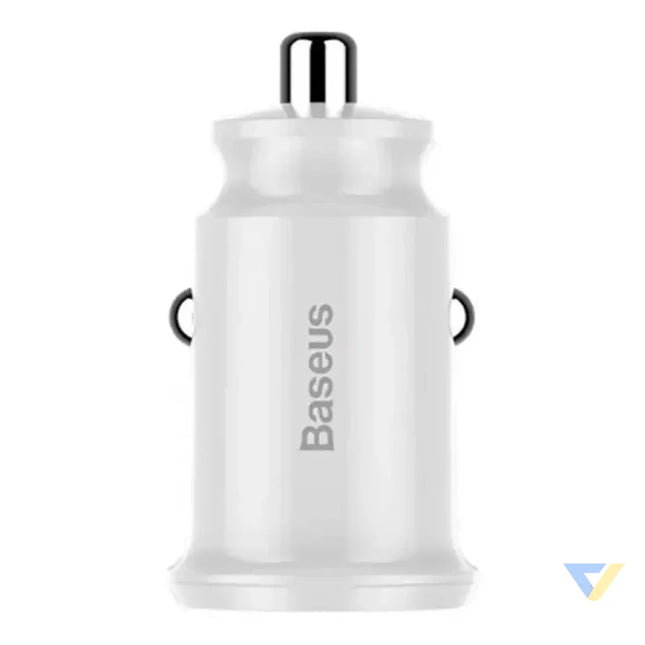 Baseus Grain Car Charger 2x USB 5V 3.1A (white) Car chargers