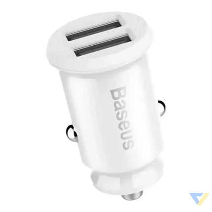 Baseus Grain Car Charger 2x USB 5V 3.1A (white) Car chargers