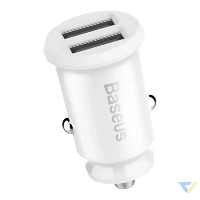 Baseus Grain Car Charger 2x USB 5V 3.1A (white) Car chargers