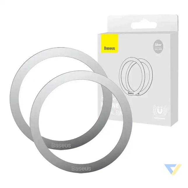 Baseus Halo Magnetic Ring for phones MagSafe (Silver) Ring holders