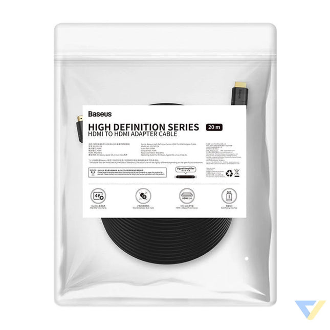 Baseus HDMI cable 1080p@60Hz 20m (black) Video cables
