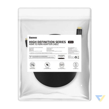 Baseus HDMI cable 1080p@60Hz 20m (black) Video cables