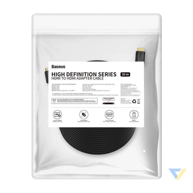Baseus HDMI cable 1080p@60Hz 20m (black) Video cables