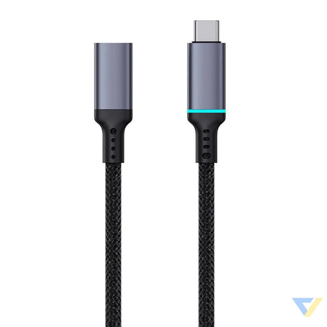 Baseus High Definition extension cable USB C Male to Female 10Gbps 0,5m (black) USB cables