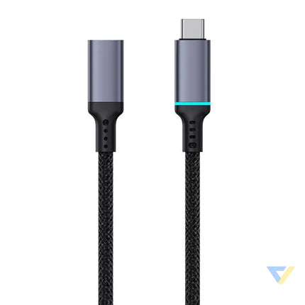 Baseus High Definition extension cable USB C Male to Female 10Gbps 0,5m (black) USB cables