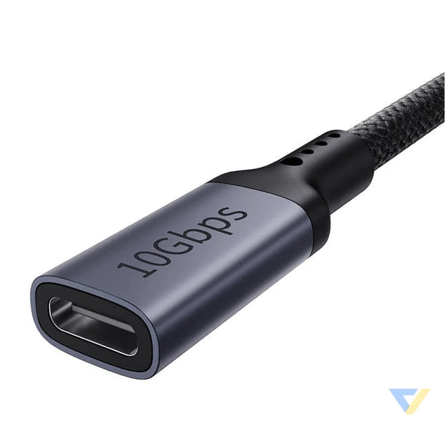 Baseus High Definition extension cable USB C Male to Female 10Gbps 0,5m (black) USB cables