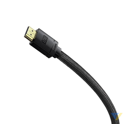 Baseus High Definition Series HDMI 2.1 cable 8K 60Hz 3D HDR 48Gbps 1m (black) Video cables