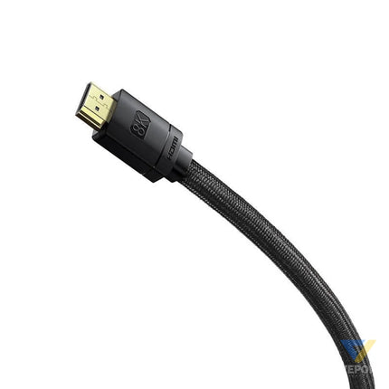 Baseus High Definition Series HDMI 2.1 cable 8K 60Hz 3D HDR 48Gbps 1m (black) Video cables