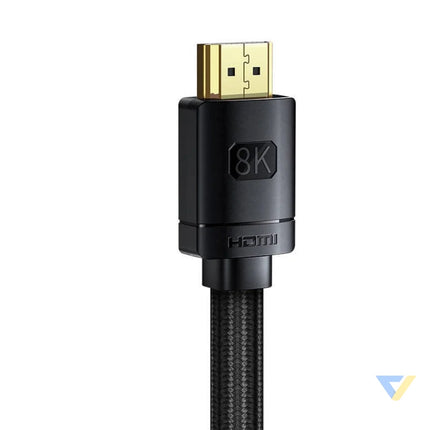 Baseus High Definition Series HDMI 2.1 cable 8K 60Hz 3D HDR 48Gbps 1m (black) Video cables