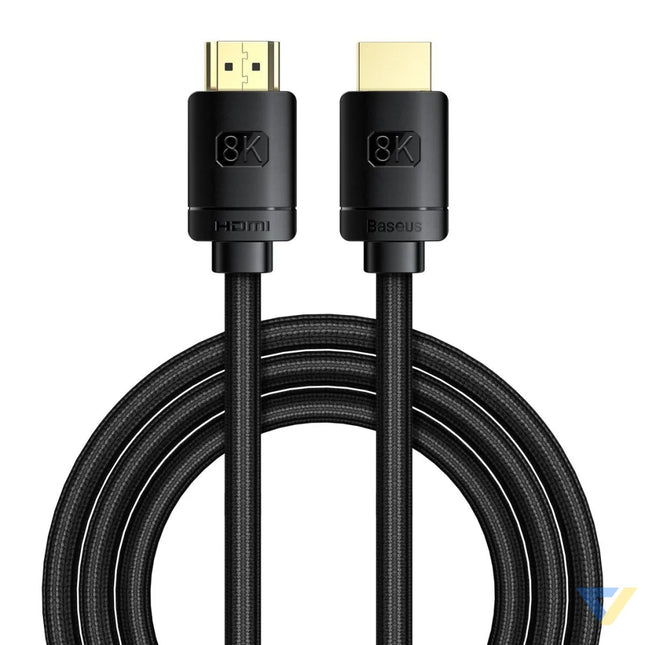 Baseus High Definition Series HDMI 2.1 cable 8K 60Hz 3D HDR 48Gbps 2m (black) Video cables