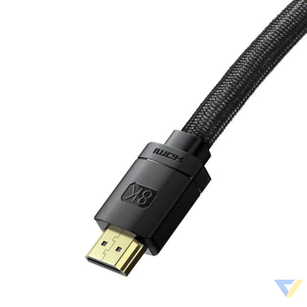 Baseus High Definition Series HDMI 2.1 cable 8K 60Hz 3D HDR 48Gbps 2m (black) Video cables